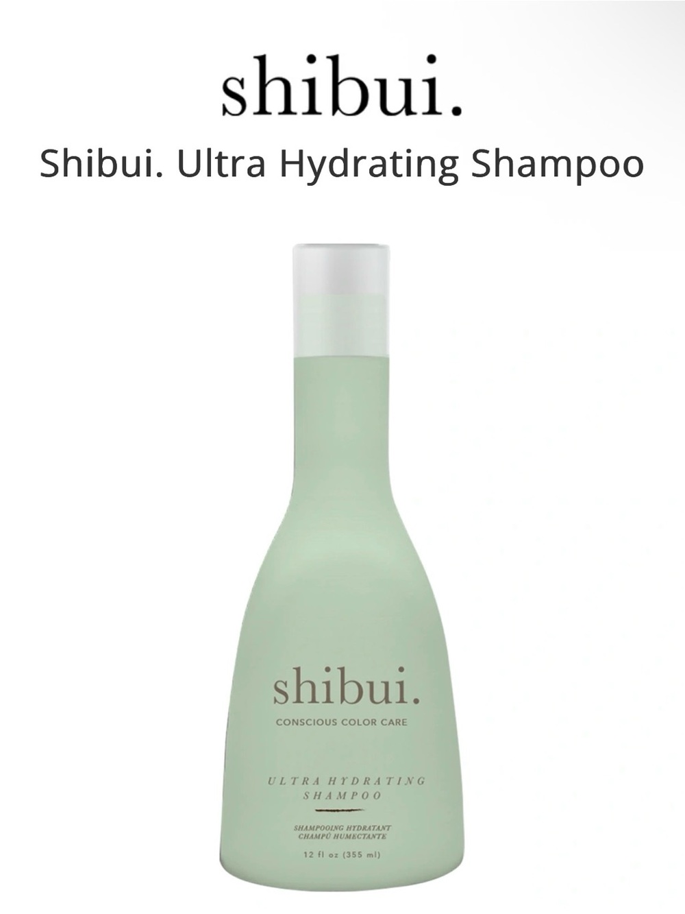 NEW! Shibui Ultra Hydrating Shampoo FULL SIZE Color Haircare